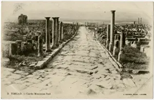Maximus Prints: Algeria - Timgad - Street