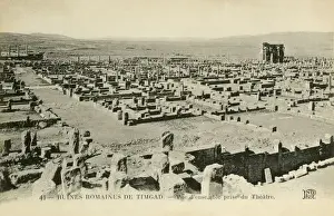 Seats Prints: Algeria - Timgad - The Theatre