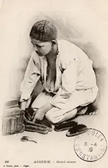 Kneels Prints: Algeria - A Young Ouled Bootblack