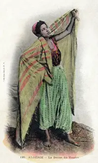 Algerian Prints: Algerian Belly Dancer