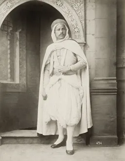 Ethnicity Prints: Algerian man in fine clothing, Algeria, c. 1890