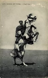 Images Dated 7th February 2012: Algerian soldier on horseback
