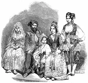 Images Dated 13th October 2004: Algerine Family at Vauxhall Gardens, London, 1851