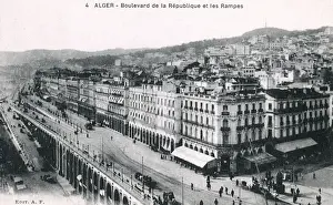 Algiers, Algeria - the Boulevard de la Republique and Ramps