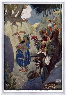 Images Dated 1st February 2017: Ali Baba at the Cave by Rene Bull