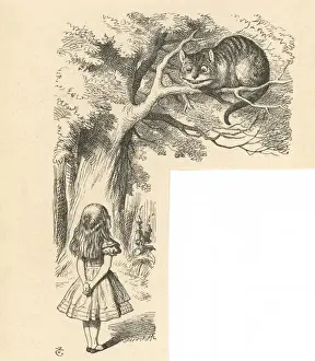 Alice, Cheshire Cat Above