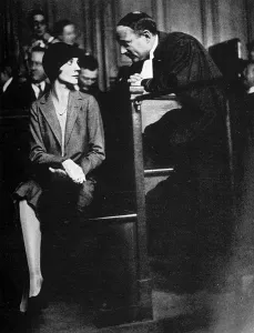 Images Dated 16th May 2018: Alice de Janze in court after shooting Raymond de Trafford