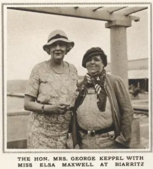 Mistress Prints: Alice Keppel and Elsa Maxwell at Biarritz in 1933