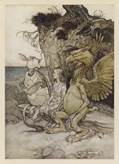 Alice, Mock-Turtle, Grypho