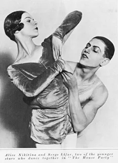 Alice Nikitina and Serge Lifar in The House Party