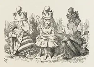 Queens Prints: Alice with Two Queens