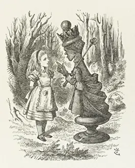1872 Prints: Alice and the Red Queen