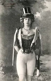 Tender Prints: Alice de Tender - performer at the Eldorado Club, Paris