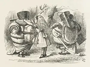 Ties Prints: Alice / Tweedles Armoured