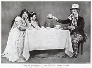 Dormouse Collection: Alice in Wonderland Mad Hatters tea party starring Marie Studholme as Alice