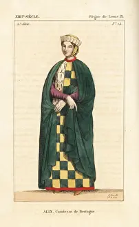 Tunics Prints: Alix of Thouars, Duchess of Brittany, 1203-1221