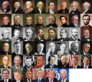 Quincy Prints: All 46 US Presidents from 1789-2021
