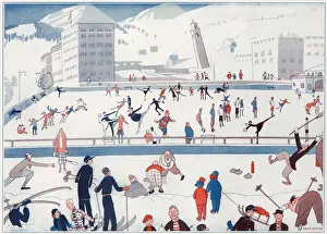 Played Prints: The All-Age Stakes: Everyone a Trier at St. Moritz! By Joyce