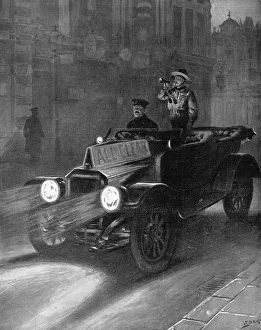 Images Dated 1st May 2018: The All Clear sounded by bugle after WW1 air raid