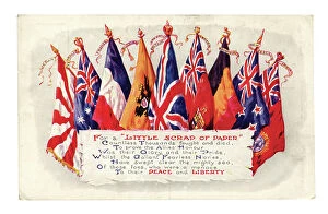 Verse Collection: All the flags of the Allies fanned out
