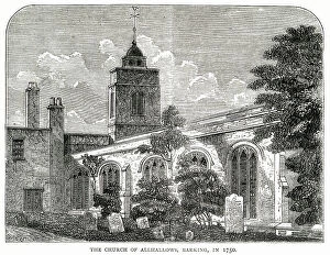1750 Collection: All Hallows by the Tower, sometimes known as All Hallows Barking
