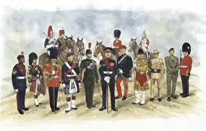 Sporran Prints: All the Queens Men - Golden Jubilee Military Group