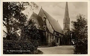 Auckland Prints: All Saints Church, Shildon, County Durham