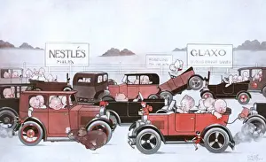 Specially Prints: All sixes and sevens: Those baby cars! by Chloe Preston