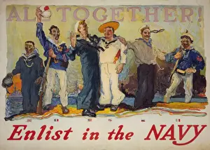 All together! Enlist in the Navy