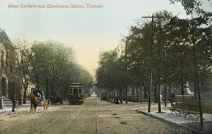 Allan Gardens and Sherbourne Street, Toronto, Canada