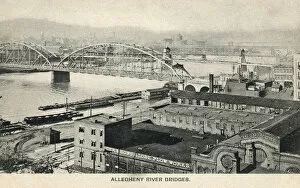 Plow Gallery: Allegheny River and bridges, Pittsburgh, PA, USA