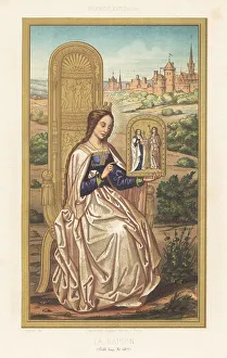 Charles Louandre Prints: Allegorical figure of Reason, France, 16th century