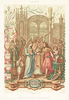 Moulin Prints: Allegorical figures of the Middle Ages and the Renaissance