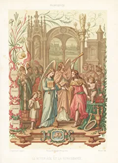 Moulin Prints: Allegorical figures of the Middle Ages and the Renaissance