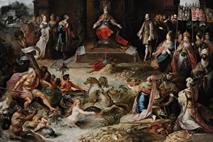 Allegory Gallery: Allegory of the Abdication of Emperor Charles V in Brussels