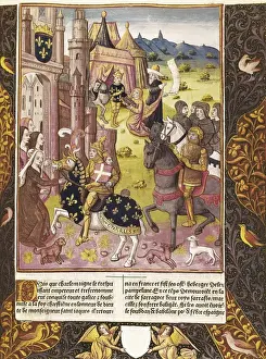 Grandes Prints: Allegory of Charlemagnes reign. Illustration