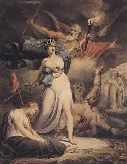 Bodycolour Prints: Allegory of the Napoleonic Wars