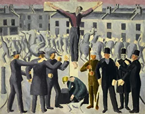 Images Dated 27th March 2018: An Allegory of Social Strife, by Archibald Ziegler