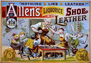 Foot Wear Prints: Allens shoe leather advert