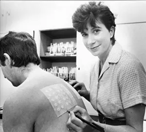 Prepares Prints: Allergy testing