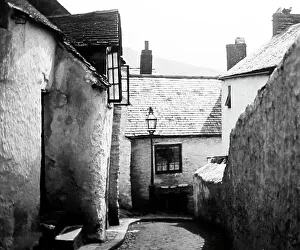 Alley Prints: An alley in Ilfracome, Devon, early 1900s