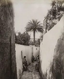 Alleyway, island of Capri, Italy