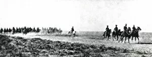 Amara Collection: Allied advance through the desert to Kut, WW1