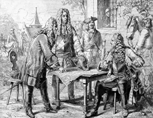 1704 Prints: Allied Commanders Confer