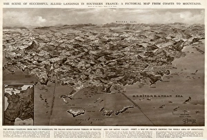 Terrain Collection: Allied landings in southern France by G. H. Davis