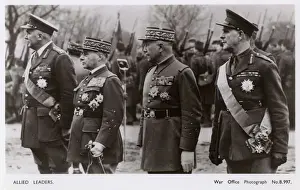 Edmund Prints: Allied Military Leaders receive Legion of Honour Grand Croix