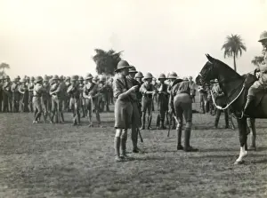Allied soldiers awaiting orders, Egypt, WW1