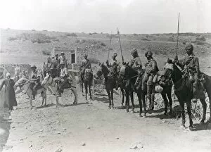 Images Dated 7th October 2011: Allied troops on the advance to Damascus, WW1