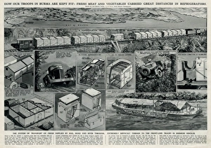 Terrain Collection: Allied troops in Burma by G. H. Davis
