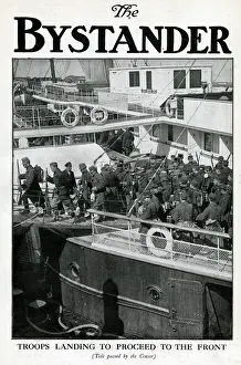 Princesse Prints: Allied troops landing for the Western Front, WW1